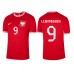 Polen Robert Lewandowski #9 Borte Drakt VM 2022 Kortermet